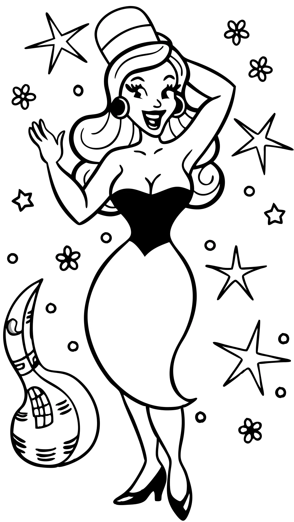 Jessica Rabbit Pages para colorear